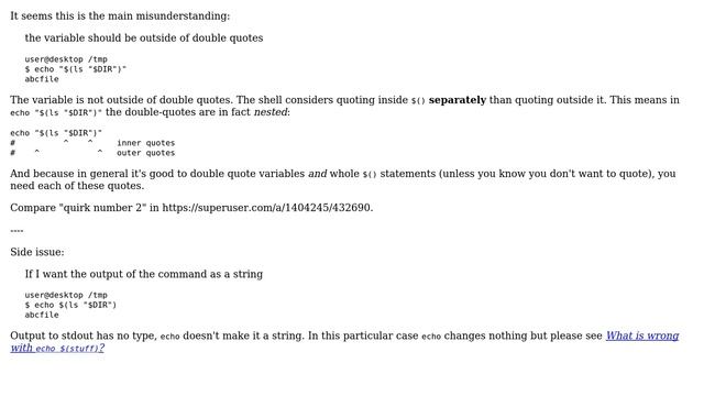 Unix & Linux: Bash: Escaping double quotes in $() command substitution (2 Solutions!!) смотреть онлайн