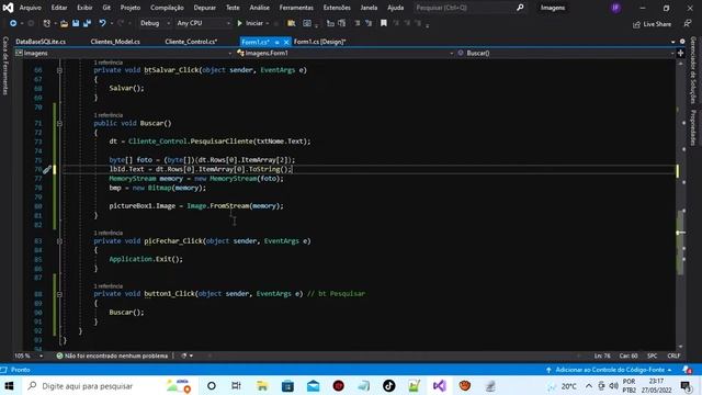 Crude de imagens com Visual Studio,SQLite,C# parte 05. смотреть онлайн
