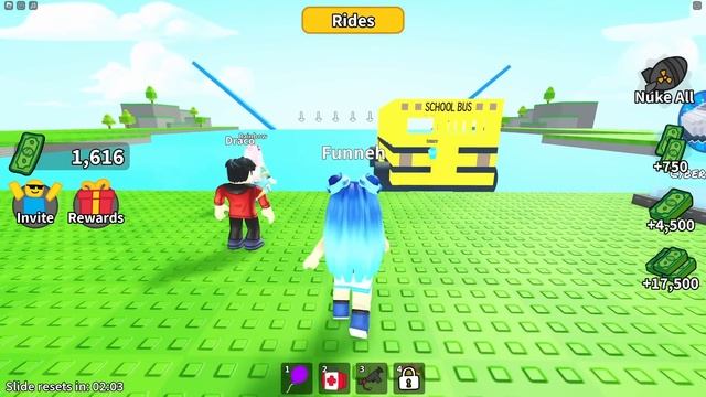 We Slide EVERYTHING Down A Hill In Roblox! смотреть онлайн