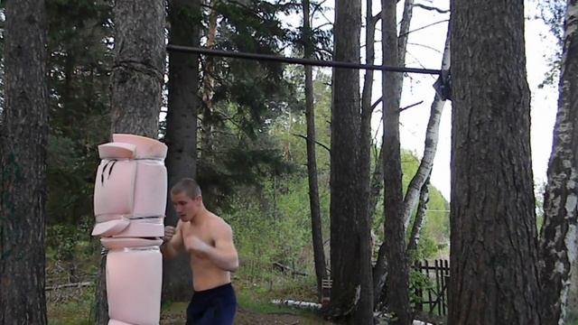 #14 Как отработать нокаутирующий удар в домашних условиях. смотреть онлайн