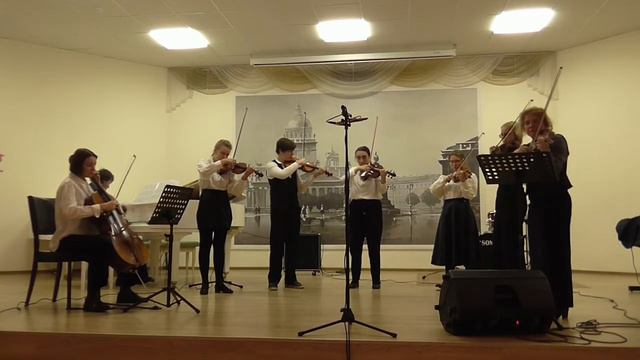 Явтухович Интермеццо 1, исполняет скрипичный ансамбль " Эклектика" смотреть онлайн