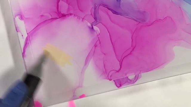 49] Alcohol Ink WISPY Looks + embellishments - Detailed Tutorial смотреть онлайн