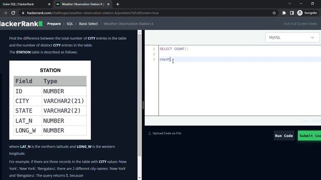 Hackerrank SQL Solved - WEATHER OBSERVATION 4| #learnsql Queries| #hackerranksolutions #sqlqueries смотреть онлайн