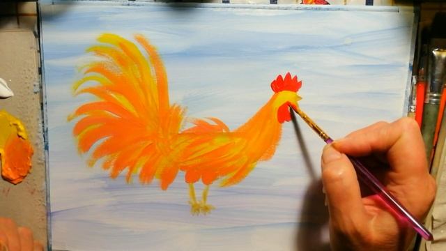 Как нарисовать Золотого петушка смотреть онлайн