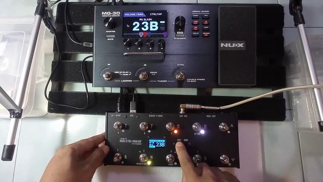 NUX MG-30. and UHD10P Patch Mode смотреть онлайн