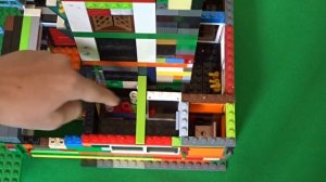 ЛЕГО ЛИФТ Смотровая площадка с лифтом из лего