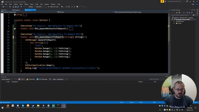Tutorial - Export data from Unity to .csv (which opens with Excel) смотреть онлайн