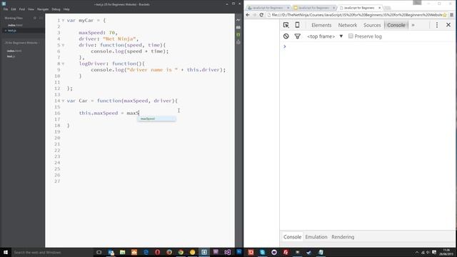 JavaScript Tutorial For Beginners #30 - Constructor Functions смотреть онлайн