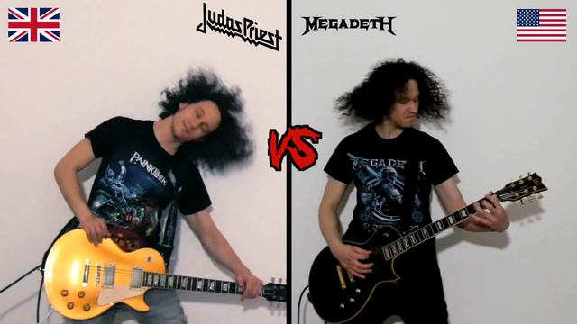 BRITISH Heavy Metal vs Heavy Metal USA (Guitar Riffs Battle) смотреть онлайн