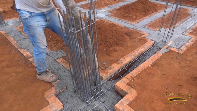 Concretando a viga baldrame - Sobrado смотреть онлайн