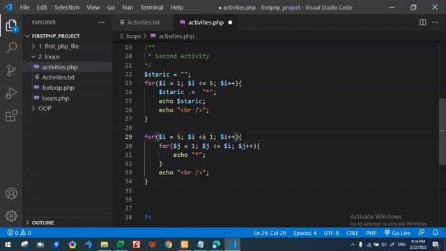 PHP Lecture 3.2 - Objects, Arrays, FOR and FOREACH Loops in Urdu with activities and practice смотреть онлайн