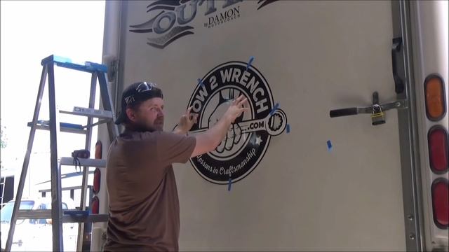 How to install LARGE Vinyl Graphics! Full Tutorial in 8 Minutes! DIY смотреть онлайн