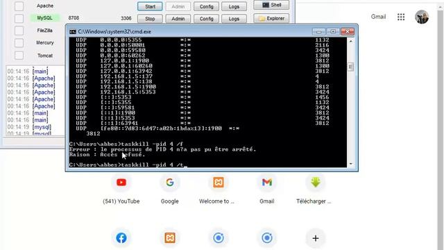 Port 80 in use by Unable to open process with PID 4 смотреть онлайн