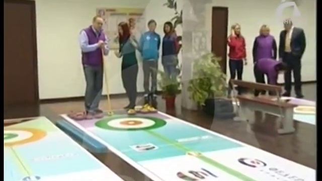 Игра в керлинг. Мастер-класс смотреть онлайн