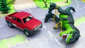 Мультики для детей с игрушками Плеймобил Хвастунишки. Мультфильмы про игрушечные машинки 2021..mp4