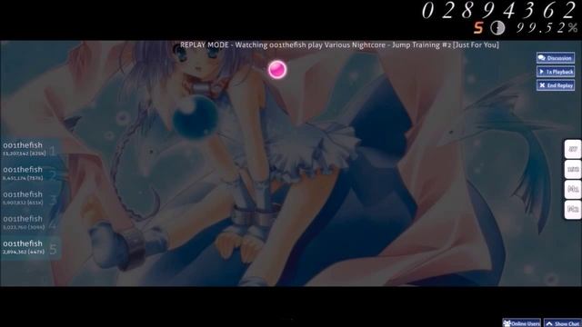 [60fps] osu! | Jump Training #2 - Just for you | Holy full combo. смотреть онлайн
