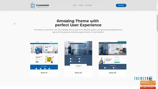 Cleanmark - Cleaning Janitorial Service WordPress Theme Quinti смотреть онлайн