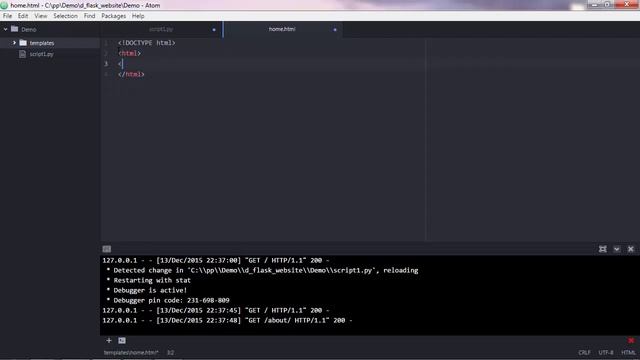 How to return HTML Templates in python. смотреть онлайн