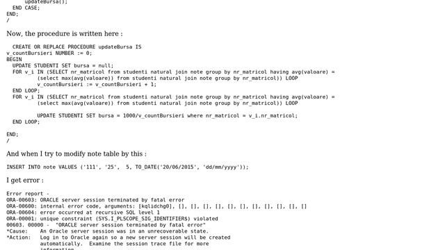No more data read from socket error with triggers смотреть онлайн
