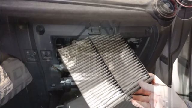 Замена салонного фильтра Mazda Cx3