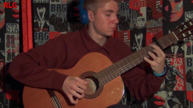 Красивая игра на гитаре (Guitar Cover fingerstyle) Green day - Boulevard of Broken Dreams смотреть онлайн