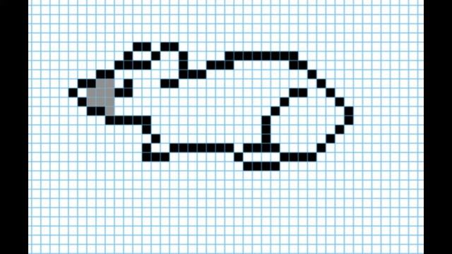 Как нарисовать Мышку по клеточкам смотреть онлайн