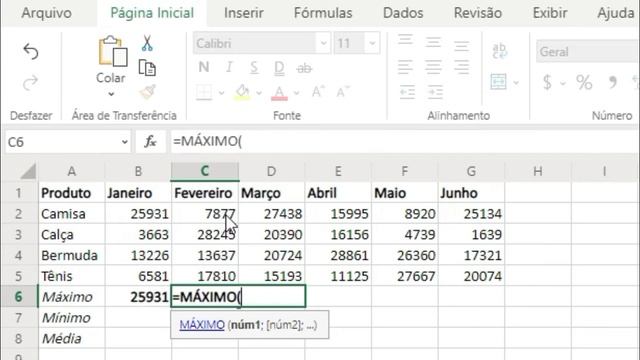 Aula 12 - Informática Excel máximo, mínimo e média - PTPA смотреть онлайн