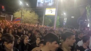 Факельное шествие в Ереване