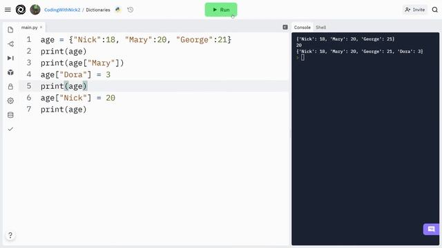Dictionary - Python for Absolute Beginners course смотреть онлайн