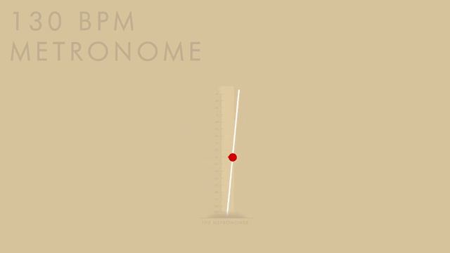 130 BPM Metronome - 1 Hour Metronome 130 BPM смотреть онлайн