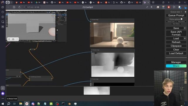 Stable Diffusion in Blender! Нейросеть в 3D редакторе! смотреть онлайн