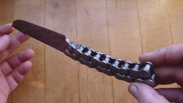 нож из мотоциклетной цепи смотреть онлайн