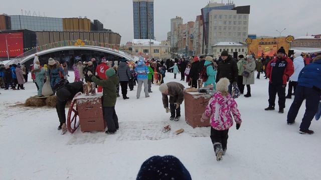 Масленица на эспланаде Перми смотреть онлайн