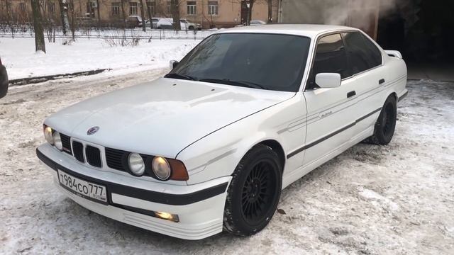 BMW Alpina B10 e34! Мечта с плаката взрослевших в 90-е! Прикоснемся к легенде ! смотреть онлайн