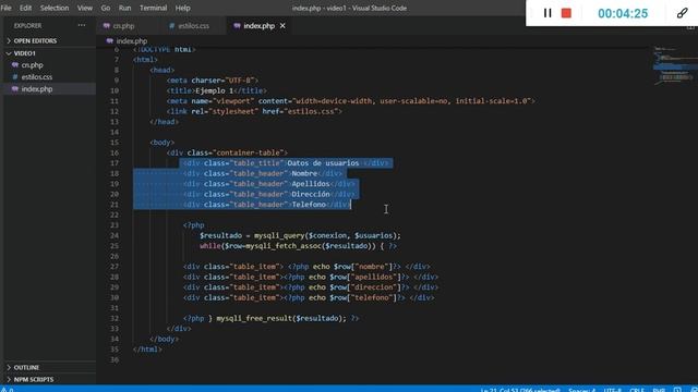 Conexiona base de datos con php y Mysql смотреть онлайн