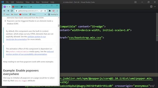 41. Bootstrap 5 Popovers Bangla Tutorial смотреть онлайн