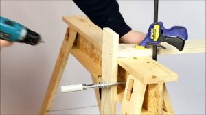 Столярный универсальный складной верстак-козлы для мастерской или домашних работ