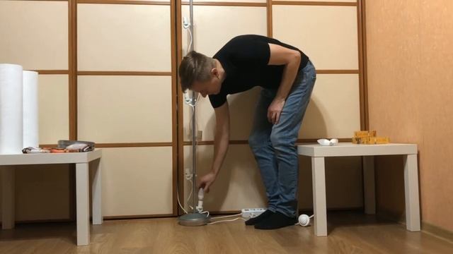 Инструкция по сборке напольного светильника - торшера IKEA VIDJA с фотографиями смотреть онлайн