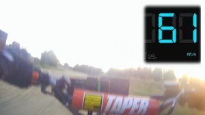 Замеряю максимальную скорость на моторе 154 FMI (Forsage 50)