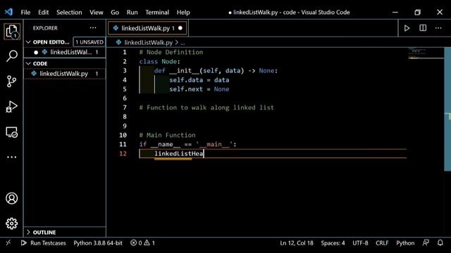 Linked Lists in Python - Part 1 | Introduction & Print a Linked List смотреть онлайн