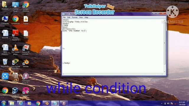 while condition for using php language in tamil смотреть онлайн
