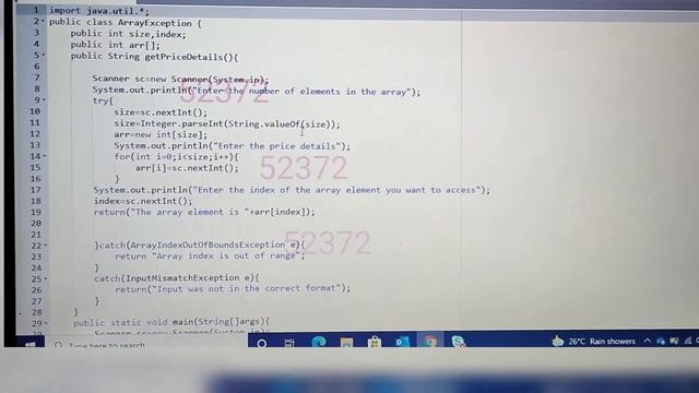 Array Manipulation -Use try and multiple catch Hands-on of Java Programming#TechieCoding смотреть онлайн