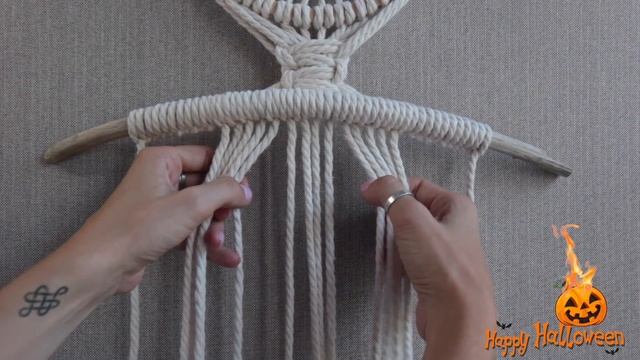 DIY TUTORIAL Macrame Skeleton / Halloween Decor 2022 смотреть онлайн