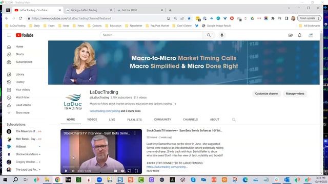 Analyze Your Trade: Live Charting with Samantha LaDuc смотреть онлайн