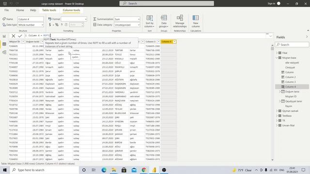 Power BI Dərs 16.4 : Dax yazılışı - Text formulaları Concatenate,Rept,Trim смотреть онлайн