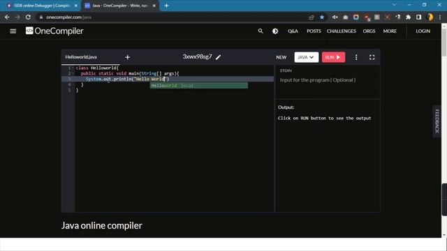 Hello World Program Code in JAVA | Complete Interview & Placement course in TELUGU | #helloworld смотреть онлайн