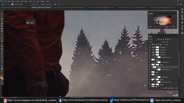 Speed Art - Туманный закат (#Photoshop) | PhotoshopCreative смотреть онлайн
