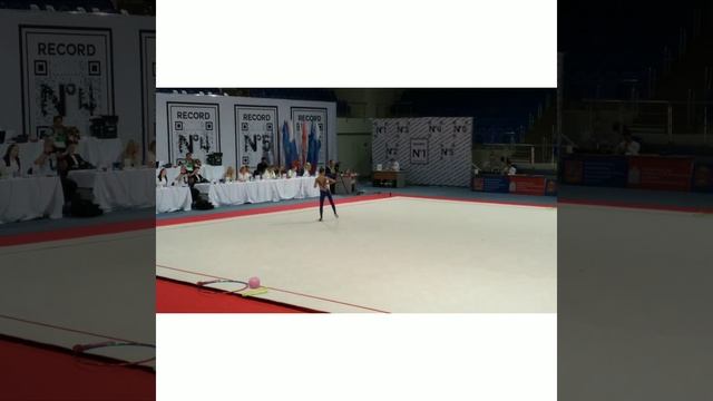 Всероссийские соревнования по художественной гимнастике. БП. Мне понравилось как я выступила?? смотреть онлайн
