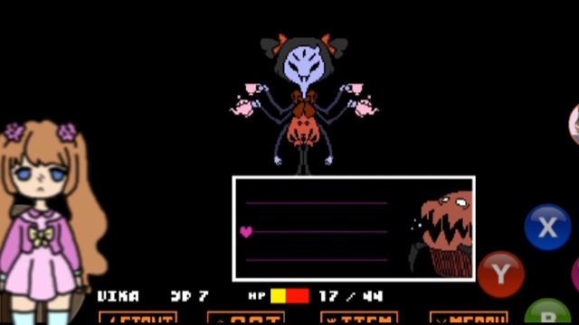 Что будет, если прийти к Маффет без пончика? || Undertale || Vika_VIP смотреть онлайн