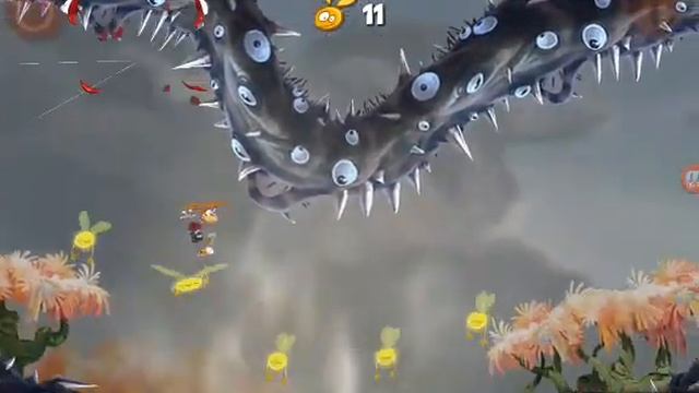 Прохождение игры Rayman JUNGLE RUN часть 2 (ТУПАЯ КОЛЮЧКА!) смотреть онлайн